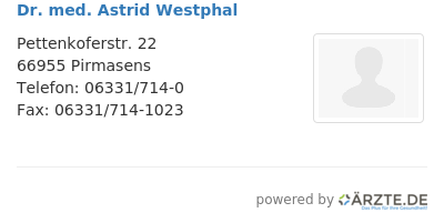 Dr med astrid westphal