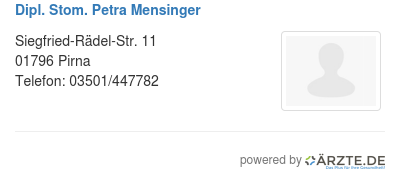 Dipl stom petra mensinger