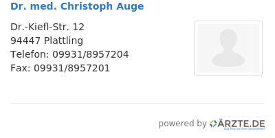Dr med christoph auge 647315