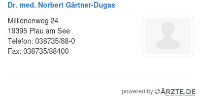 Dr med norbert gaertner dugas