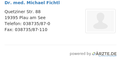 Dr med michael fichtl
