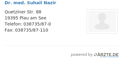 Dr med suhail nazir