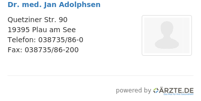 Dr med jan adolphsen
