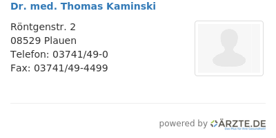 Dr med thomas kaminski