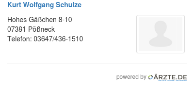 Kurt wolfgang schulze