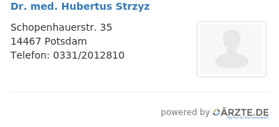 Dr med hubertus strzyz