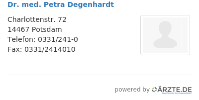 Dr med petra degenhardt