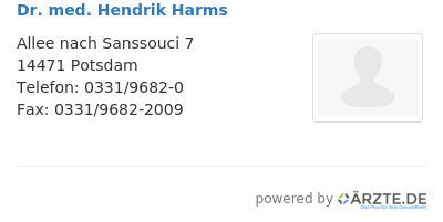Dr med hendrik harms