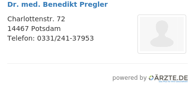 Dr med benedikt pregler 647363