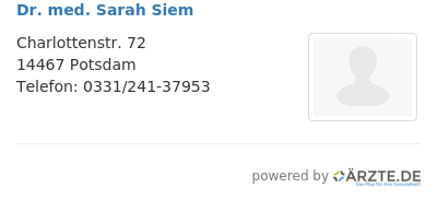 Dr med sarah siem 651509