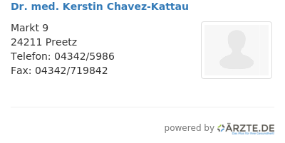 Dr med kerstin chavez kattau
