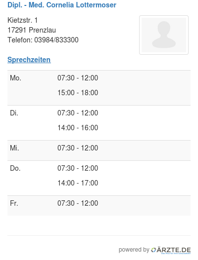 Dipl med cornelia lottermoser