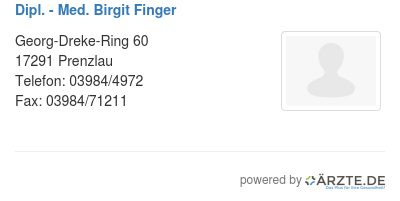 Dipl med birgit finger