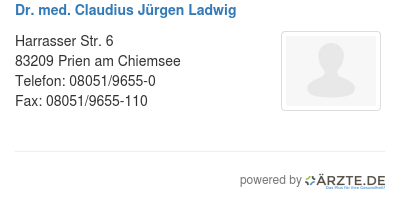 Dr med claudius juergen ladwig