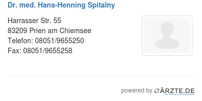 Dr med hans henning spitalny