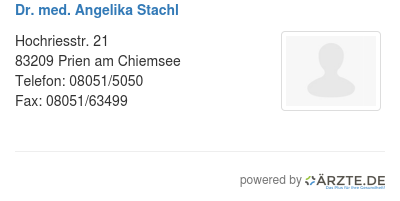 Dr med angelika stachl