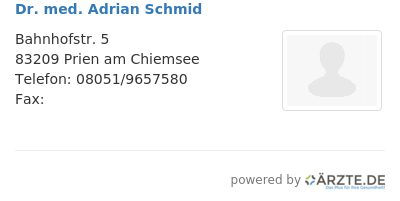 Dr med adrian schmid 437221