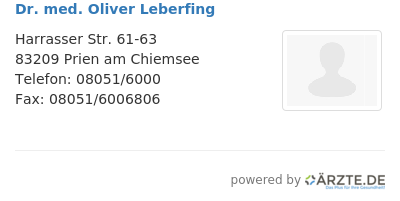 Dr med oliver leberfing 647889