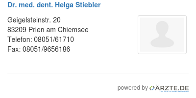 Dr med dent helga stiebler