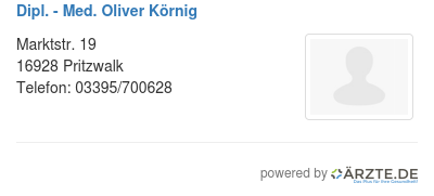 Dipl med oliver koernig
