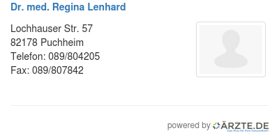Dr med regina lenhard