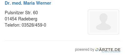 Dr med maria werner 541832