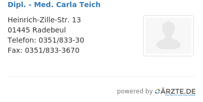Dipl med carla teich