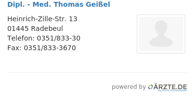 Dipl med thomas geissel