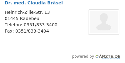 Dr med claudia braesel