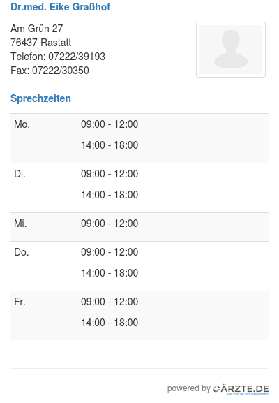 Dr med eike grasshof