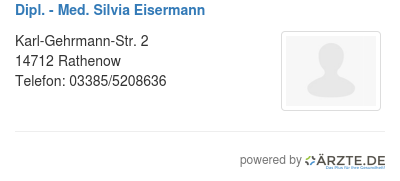 Dipl med silvia eisermann
