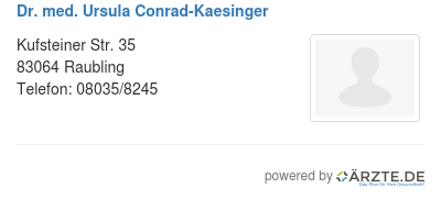 Dr med ursula conrad kaesinger