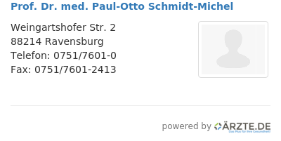 Prof dr med paul otto schmidt michel