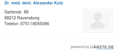 Dr med dent alexander kutz 550039