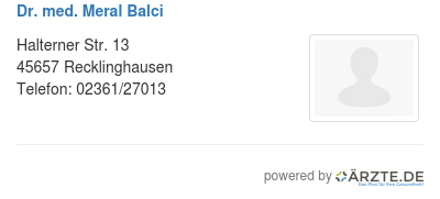 Dr med meral balci