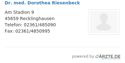 Dr med dorothea riesenbeck 644099