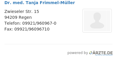 Dr med tanja frimmel mueller