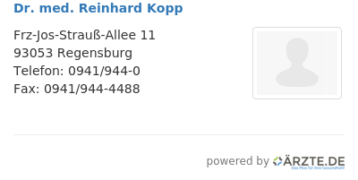 Dr med reinhard kopp