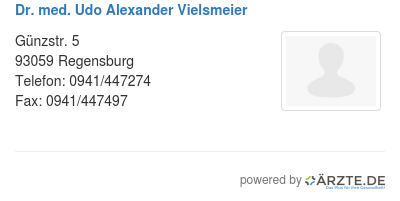 Dr med udo alexander vielsmeier