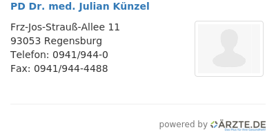 Pd dr med julian kuenzel
