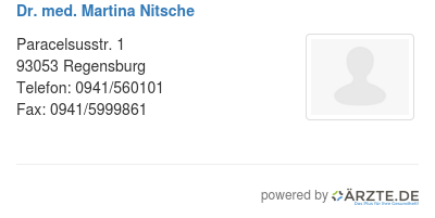 Dr med martina nitsche 588087