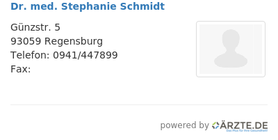 Dr med stephanie schmidt 310746