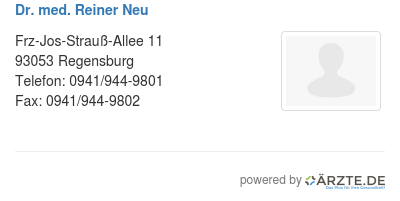 Dr med reiner neu