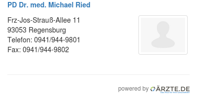 Pd dr med michael ried