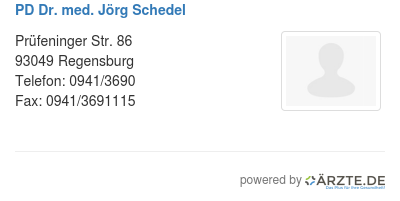 Pd dr med joerg schedel