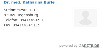Dr med katharina buerle