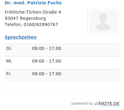 Dr med patrizia fuchs