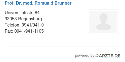 Prof dr med romuald brunner