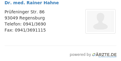 Dr med rainer hahne 588080