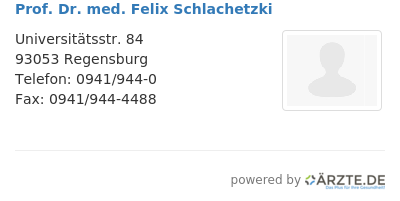 Prof dr med felix schlachetzki